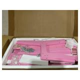 Costway Kids Study Desk And Chair Set With Chair Hutch And Storage Cabinet For 3+ Years Old-Pink