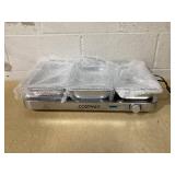 2 in 1 Electric Warming Tray with Temperature Control