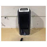 COSTWAY Evaporative Cooler, Include Remote Control, 2 Ice Packs, Portable Bladeless Fan with 3 Modes, 3 Speeds, 8H Timer, LED Display, Air Cooler for Indoor Use, Bedroom (Black)