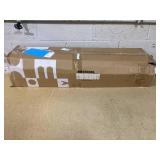 Costway Playpen Extra Large Unisex Kids Baby Activity Center Safety Play Yard with Gate Blue