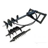AGT Skid Steer Hydraulic Auger with 3 bits 12-16 GPM | AGT-SSECAG-Y