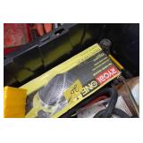 Bin with Wheel Chocks, Water Separator, Ryobi Hand Vacuum