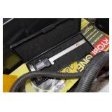 Bin with Wheel Chocks, Water Separator, Ryobi Hand Vacuum