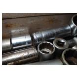 Metal Box with Sockets - Snap-On, Craftsman, S-K