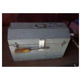 Tool Box with Tools - Drivers, Wrenches, Chalk Lines