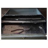 Tool Box with Tools - Ratchets, Files, Chisels