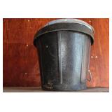 Metal Shelf with Contents - Screw Jack, Fittings, Trimmer Line