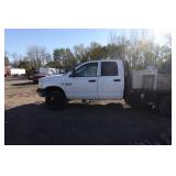 2008 Dodge Ram 3500 Crew Cab Flat Bed Truck - 6.7L Cummins Turbo Diesel