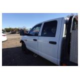 2008 Dodge Ram 3500 Crew Cab Flat Bed Truck - 6.7L Cummins Turbo Diesel
