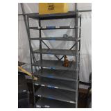 Metal Shelf with Contents