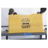 Metal Shelf with Contents