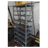 Metal Shelf with Contents