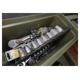 Plano Plastic Ammo Can with Tools - Sockets, Ratchet, Wrenches