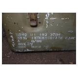 Military Medical Bin with Camping Stove