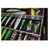 Tackle Box Loaded with Tackle - Muskie Spoons