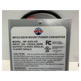 WFCO DECK MOUNT CONVERTER CHARGER