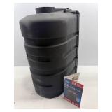 CAMCO PROPANE TANK COVER. MISSING LID & HARDWARE.