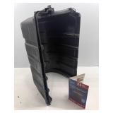 CAMCO PROPANE TANK COVER. MISSING LID & HARDWARE.