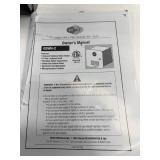 GIRARD LP GAS TANKLESS WATER HEATER. MISSING PANEL.