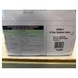 GIRARD LP GAS TANKLESS WATER HEATER. MISSING PANEL.