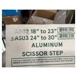 BROPHY ALUMINUM SCISSOR STEPS