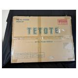 Tetote Metal Frame Wall Mirror, Black, 110x76 cm