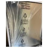 Tetote Metal Frame Wall Mirror, Black, 110x76 cm