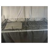 Metal Garden Bed Frame, Black Wire Construction