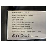 Ultrasonic Cleaner GS350 with Power Adapter - Household Cleaning Device