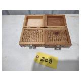 (2) Meyer Plug Gage Set, ..011-.60...