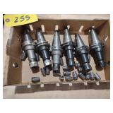 (6) Cat 40 Toolholders...