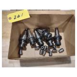 (6) Cat 40 Toolholders...