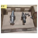 (2) Cat 40 Toolholders...