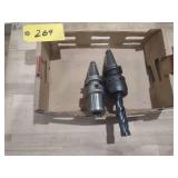(2) Cat 40 Hydraulic Toolholders...