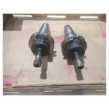 (2) Cat 40 Toolholders...