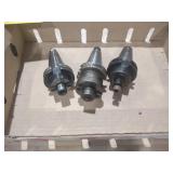 (3) Cat 40 Face mill Toolholders...