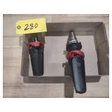 (2) 3/4" Shaft Fans with (1) Cat 40...