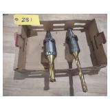 (2) Cat 40 Toolholders...