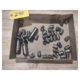 (3) ER25 Toolholders with Collets...