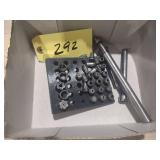 (3) ER11 Toolholders with Collets...