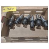 (6) Cat 40 Toolholders...