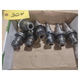 (7) Cat 40 Toolholders...