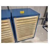 Stanley Vidmar Parts Cabinet, 12 Dr...