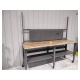 Rolling Workbench, Maple Butcherblo...