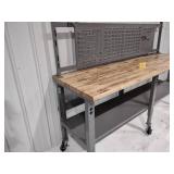 Rolling Workbench, Maple Butcherblo...