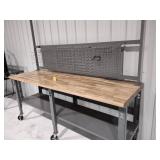 Rolling Workbench, Maple Butcherblo...