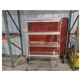 NSF Wire Cart with LED Grow Lights ...