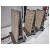 (3) A-Frame Carts, 36x24x56...