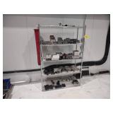 NSF Wire Rack with Lathe Chuck Jaws...