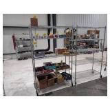 (2) NSF Wire Carts, 48x18x77, Canno...